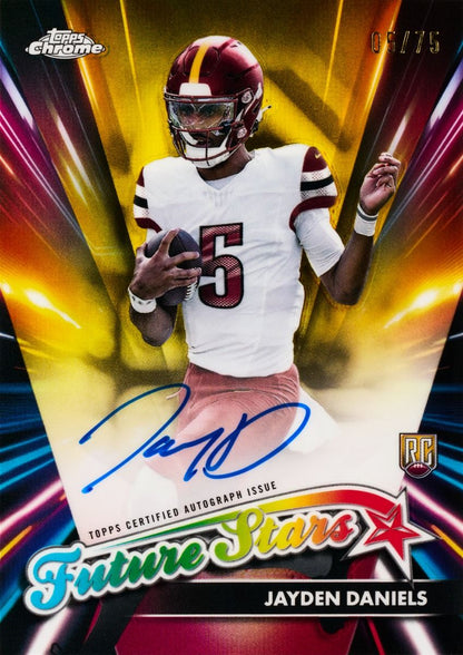 2024 Topps Chrome Football Mega Box (SEALED)