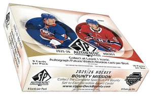 2025-2026 Upper Deck SP Authentic Hockey Hobby Box (SEALED)