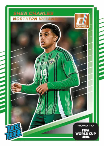 1x EINZELPACK: 2025-26 Panini DONRUSS Road to FIFA World Cup 2026 Hobby Box (LIVEBREAK)