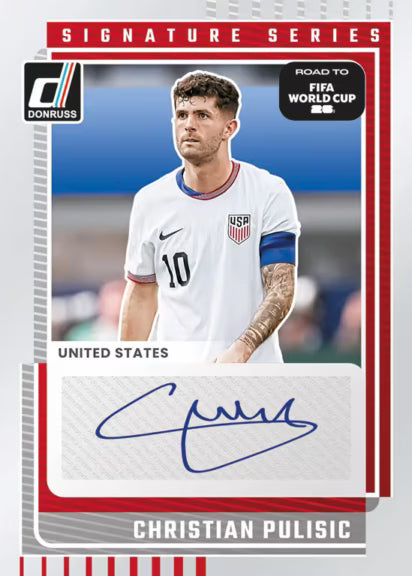 1x EINZELPACK: 2025-26 Panini DONRUSS Road to FIFA World Cup 2026 Hobby Box (LIVEBREAK)