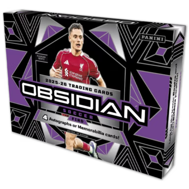 2025-26 Panini Obsidian Soccer Hobby Box Fußball Trading Cards