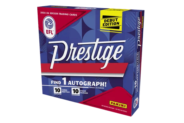 2025/26 Panini Prestige EFL Hobby Box – Football Trading Cards
