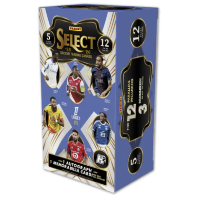 2025-26 Panini Select Ligue 1 H2 Hobby Box (SEALED)