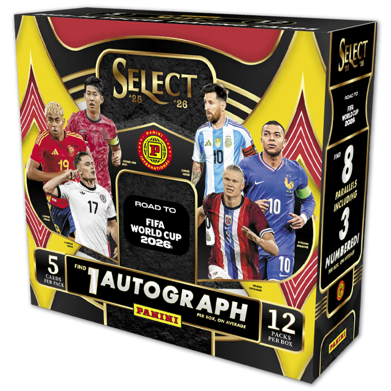 2025-26 Panini Select Road to FIFA World Cup International Hobby Box