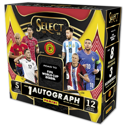 2025-26 Panini Select Road to FIFA World Cup International Hobby Box