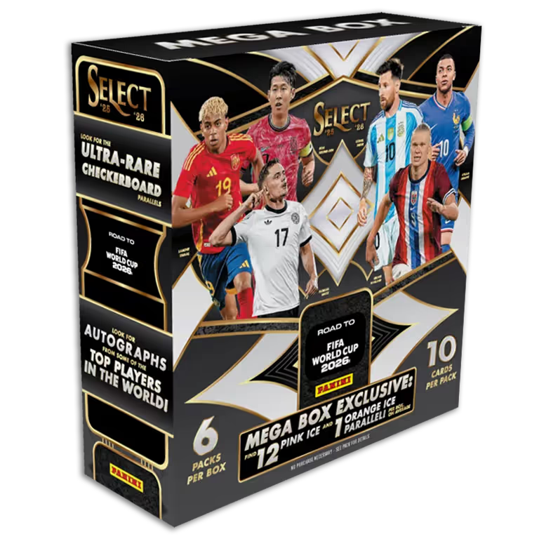 2025-26 Panini Select Road to FIFA World Cup 2026 Mega Box Casebreak – 20 Boxen | PYT #4