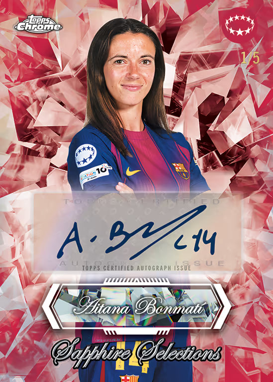 2025/26 Topps Chrome Sapphire UWCL Hobby Box LIVEBREAK