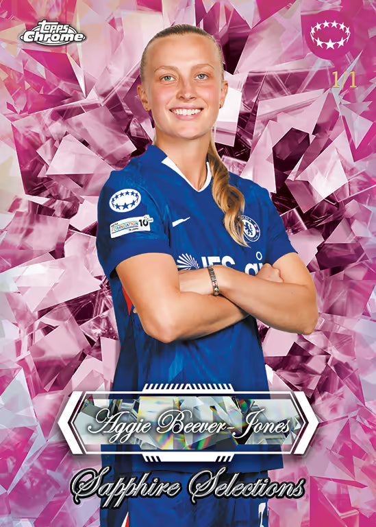 2025/26 Topps Chrome Sapphire UWCL Hobby Box LIVEBREAK