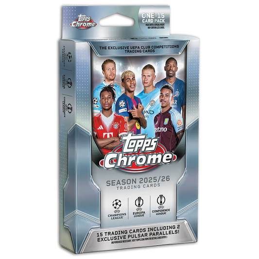 2025-26 Topps Chrome UCC Hanger Box (SEALED)