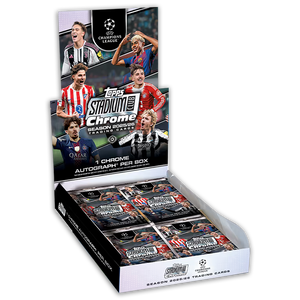 2025-26 TOPPS Stadium Club Chrome UEFA Champions League Soccer Cards Hobby Box