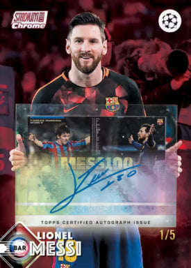 2025-26 TOPPS Stadium Club Chrome UEFA Champions League Soccer Cards Hobby Box
