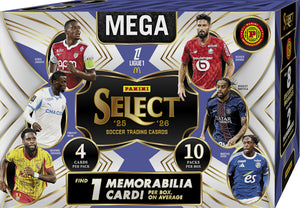 2025-2026 Panini Select Ligue 1 International Mega Box (SEALED)