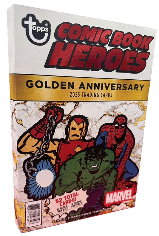 2025 Topps Marvel Comic Book Heroes 1975 Golden Anniversary Hobby Box (LIVEBREAK)