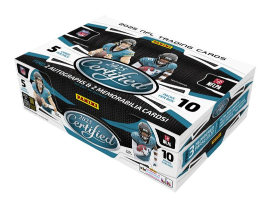 2025 Panini Certified Football Hobby Box (LIVEBREAK)