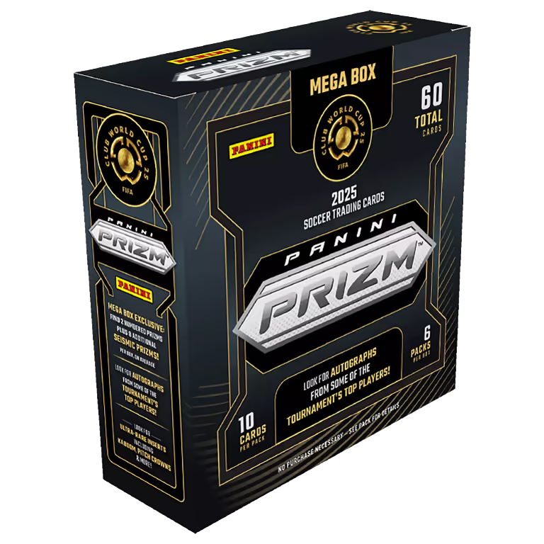 2025 Panini Prizm FIFA Club World Cup Mega Box - Livebreak by Fratelli Cards