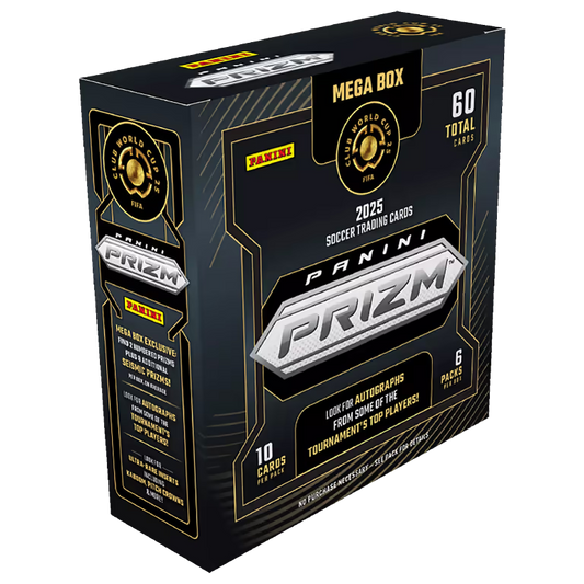 2025 Panini Prizm FIFA Club World Cup Mega Box - Livebreak by Fratelli Cards