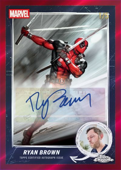 2025 Topps Chrome Marvel Deadpool Value Box - Livebreak by Fratelli Cards