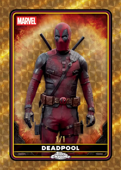 2025 Topps Chrome Marvel Deadpool Value Box - Livebreak by Fratelli Cards