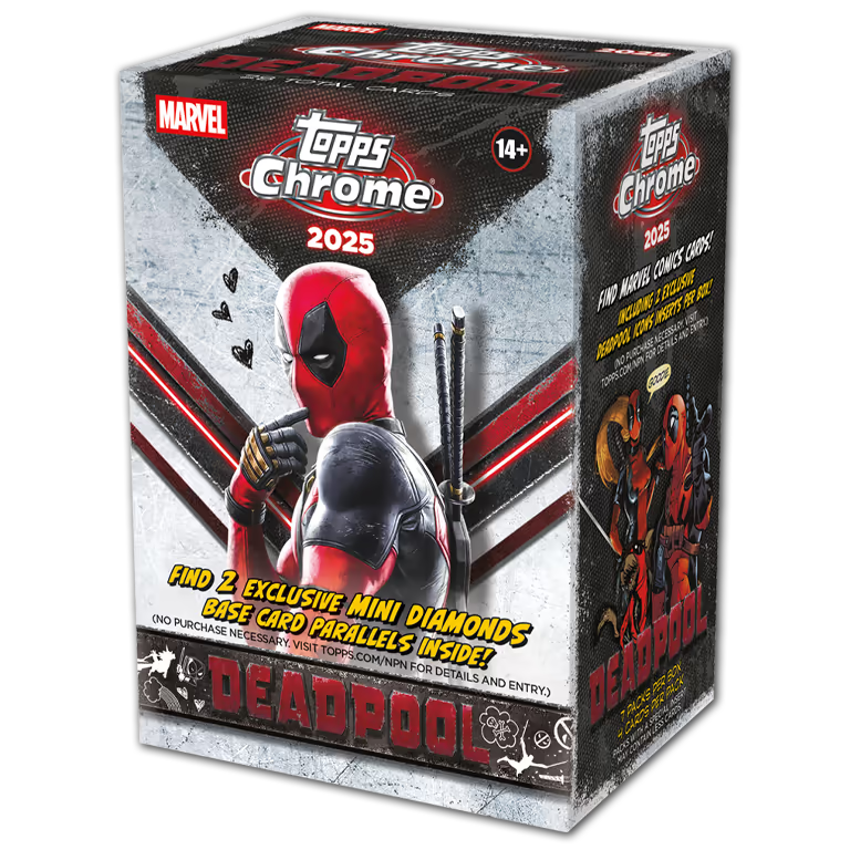 2025 Topps Chrome Marvel Deadpool Value Box - Livebreak by Fratelli Cards
