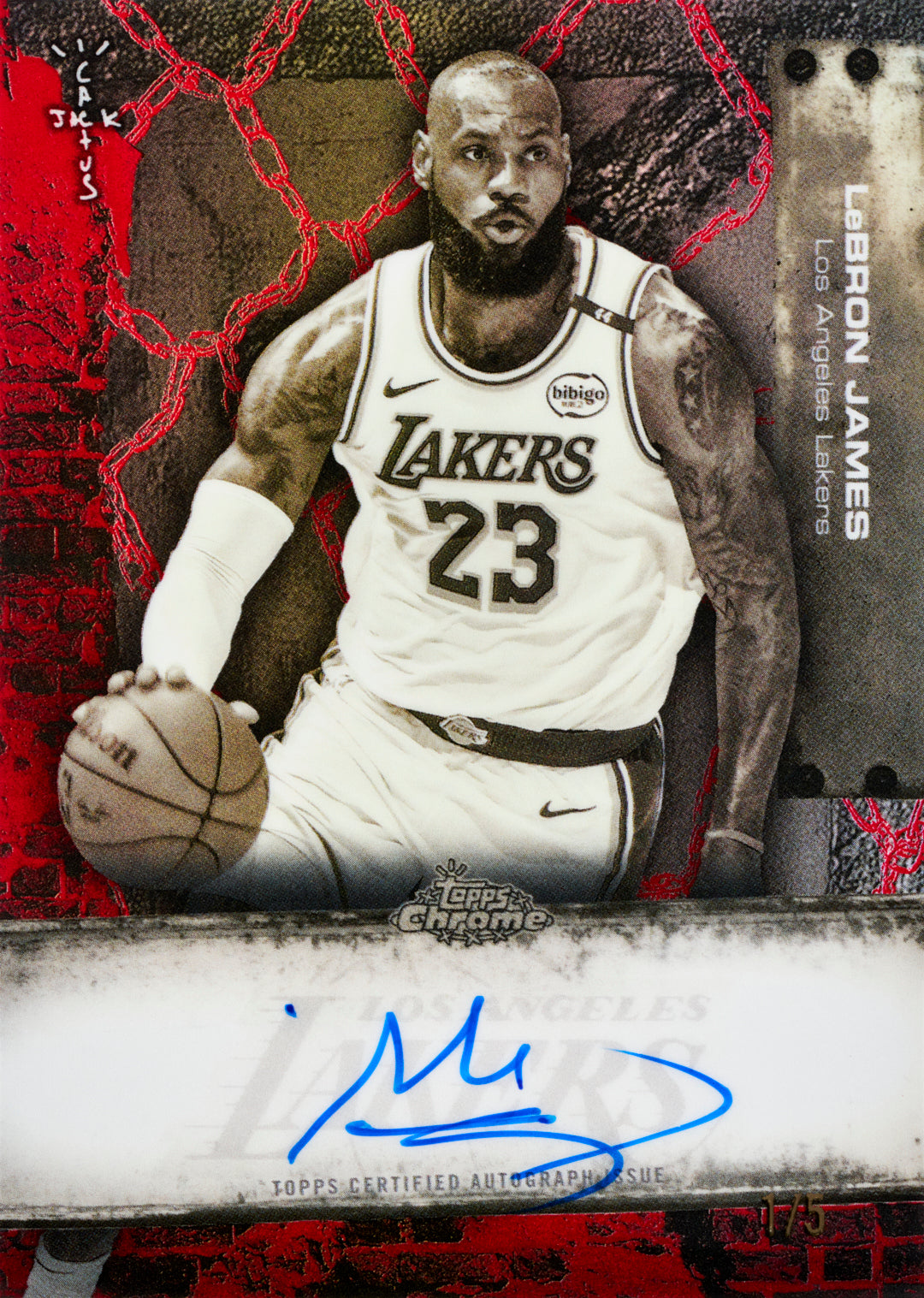 2025-26 Topps Chrome Cactus Jack Basketball Hobby Box (SEALED)