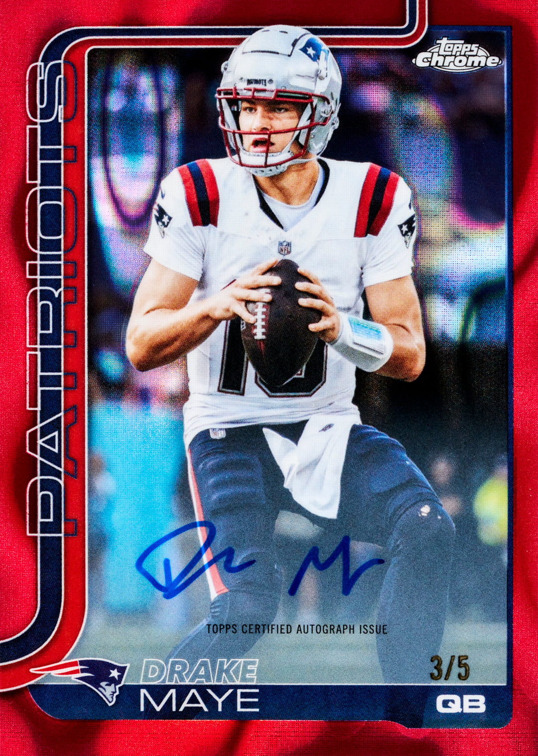 2025 Topps Chrome Football Hobby Box (LIVEBREAK)