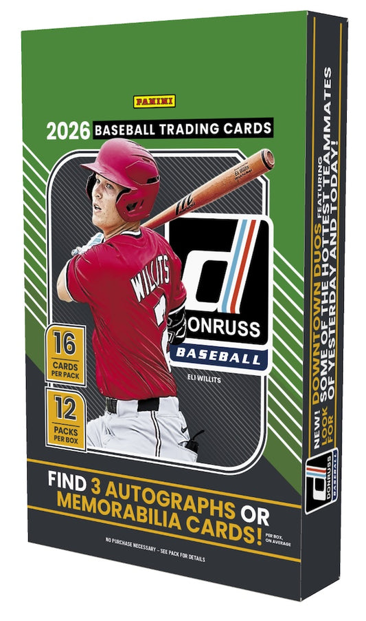 2026 Panini Donruss Baseball Hobby Box (SEALED)