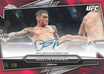 2026 Topps Chrome UFC Sapphire Hobby Box (SEALED)