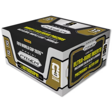 Panini Prizm FIFA World Cup 2026 Mixer Livebreak mit 3 Retail Boxen, 5 Blaster Boxen, 1 Choice Box und 1 Hobby Box