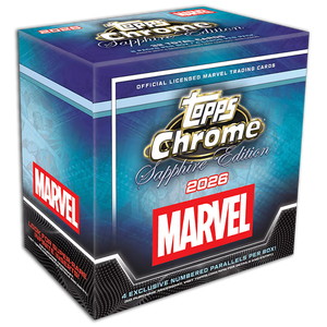 2026 Topps Marvel Comics Chrome Sapphire Hobby Box LIVEBREAK