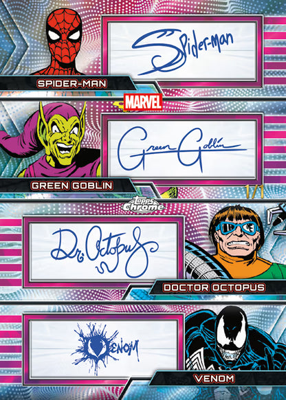 2026 Topps Marvel Comics Chrome Sapphire Hobby Box LIVEBREAK