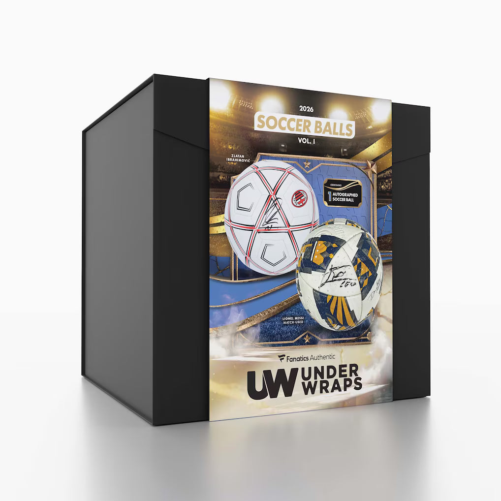 2026 Fanatics Under Wraps Autographed Soccer Balls Vol. 1 LIVEBREAK – signierter Fußball Mystery Box