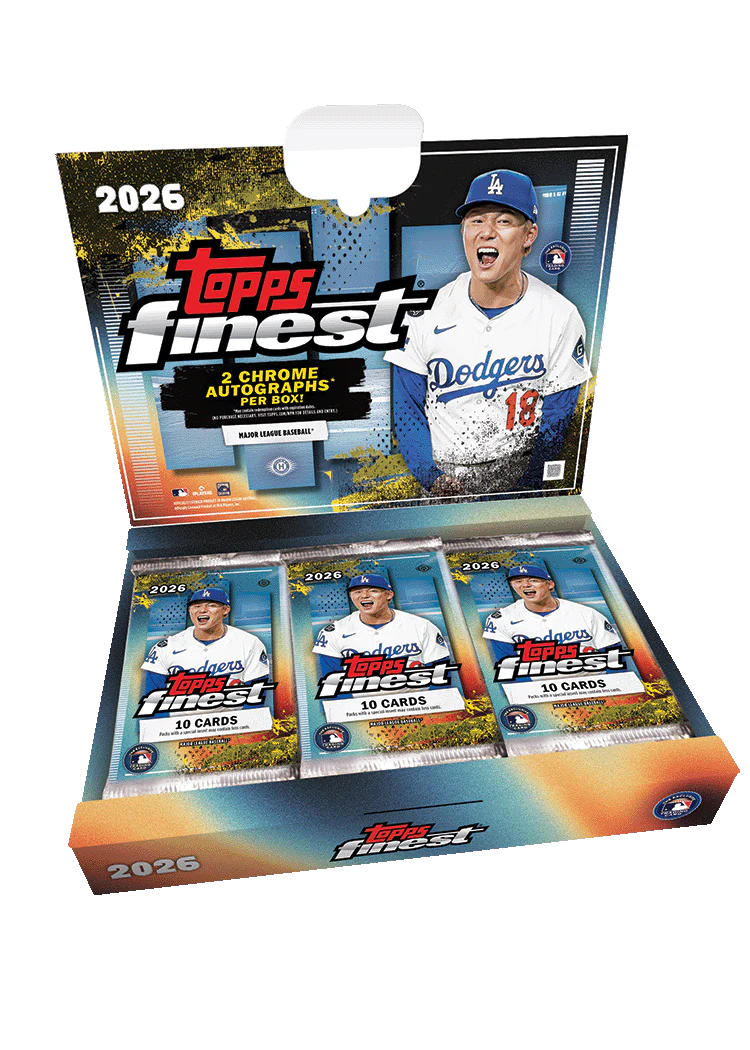 2026 Topps Finest Baseball Hobby Box Livebreak mit 2 garantierten Autogrammen bei PUSHDICH TCG