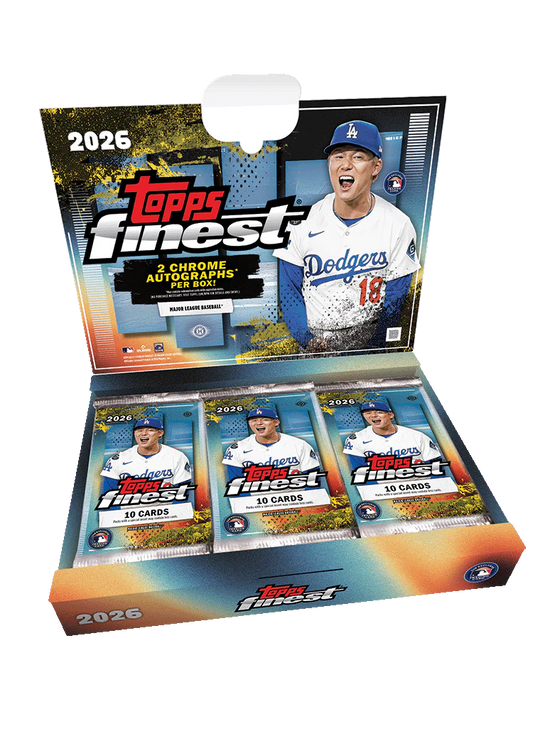 2026 Topps Finest Baseball Hobby Box Livebreak mit 2 garantierten Autogrammen bei PUSHDICH TCG