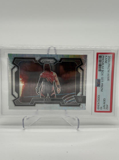 2024 Panini Prizm WWE Kane Premium Box Set Prizm PSA 10