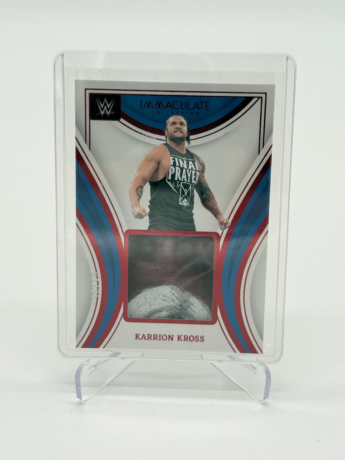 2023 Panini Immaculate WWE Karrion Kross Memorabilia Patch 04/25