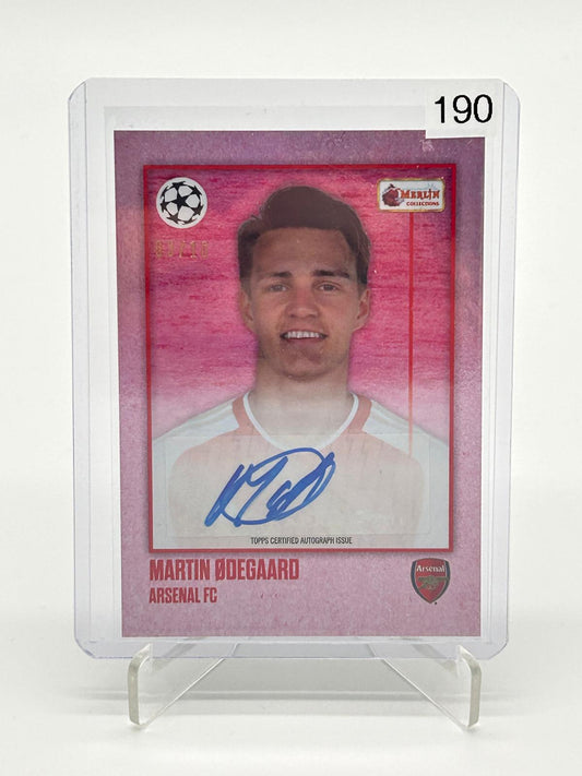 2023 Topps Merlin Heritage - Martin Ödegaard Auto /10
