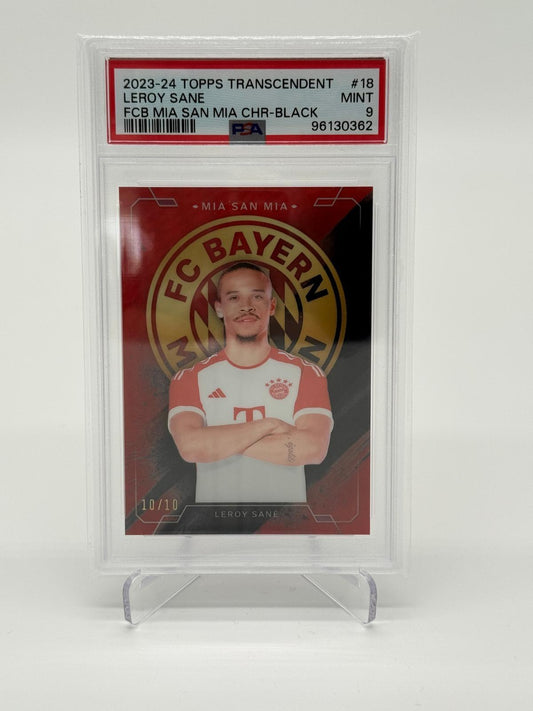2023-24 Topps Transcendent Mia San Mia Leroy Sane /10 PSA 9