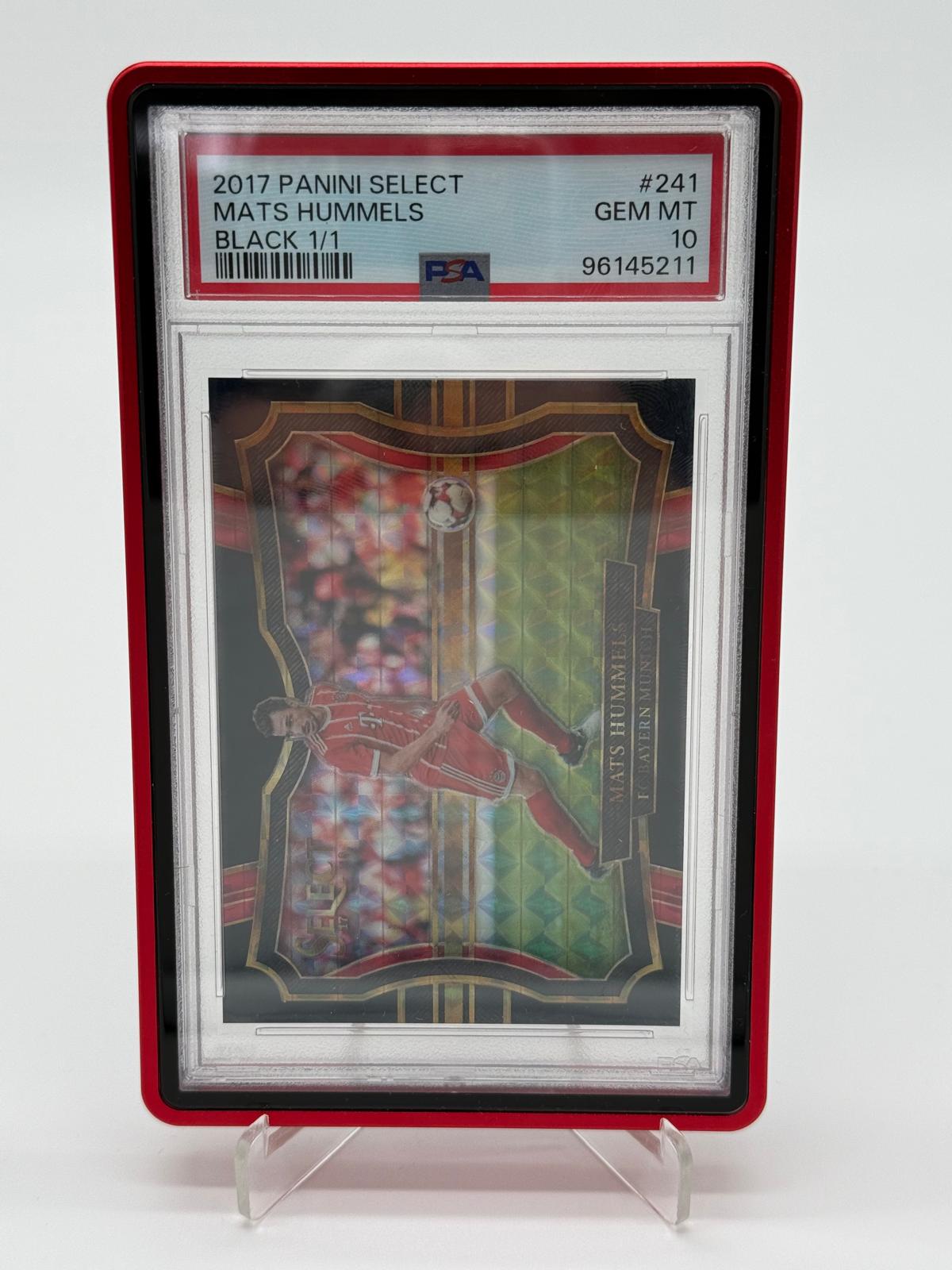 2017 Panini Select Mats Hummels Black Prizm 1/1 PSA 10