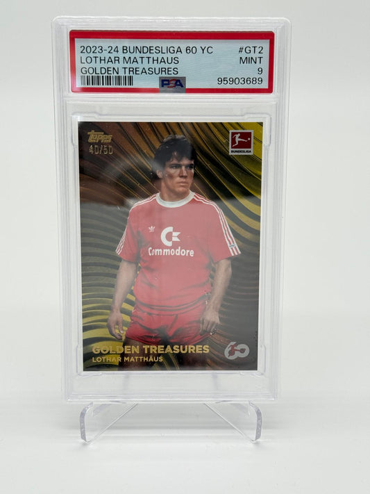 2023-24 Topps 60 Jahre BL Lothar Matthaus /50 PSA 9