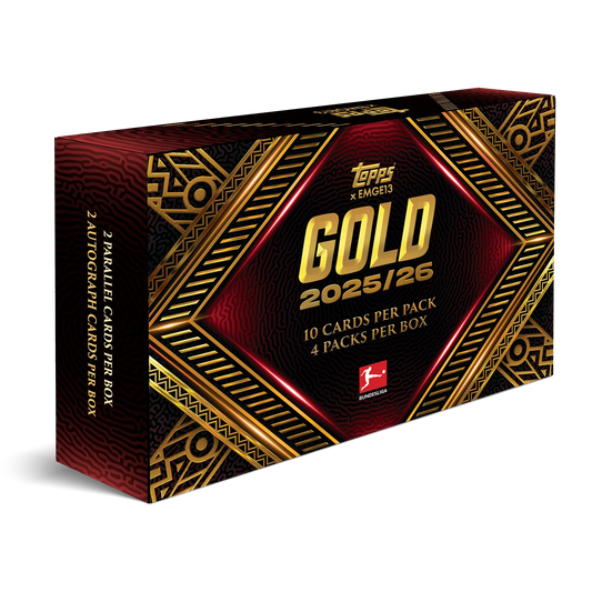 2025-26 Topps Bundesliga Gold Hobby Box (SEALED)