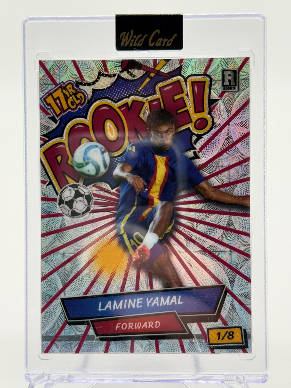 2024 Wild Card Comic Hero Lamine Yamal Rookie 1/8