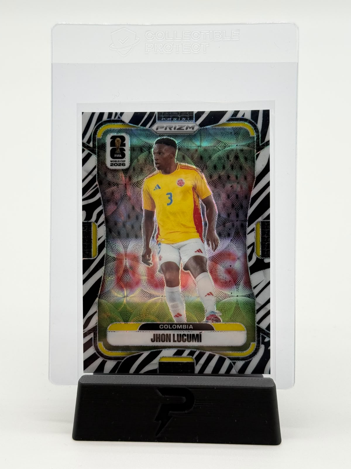 2026 Panini Prizm Fifa World Cup Jhon Lucumi Zebra