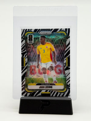 2026 Panini Prizm Fifa World Cup Jhon Lucumi Zebra