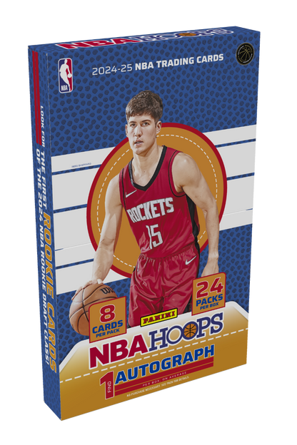 1x EINZELPACK: 2024-25 PANINI HOOPS Basketball Hobby Box (SEALED)