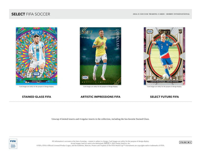 2024-25 PANINI Select FIFA International Hobby Box (LIVEBREAK)
