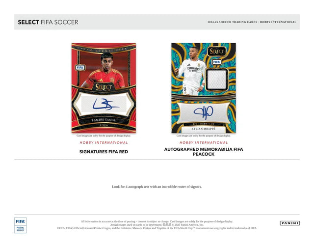 2024-25 PANINI Select FIFA International Hobby Box (LIVEBREAK)
