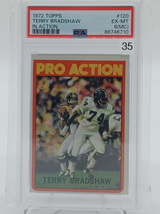 1972 Topps - Terry Bradshaw PSA6