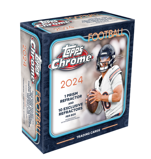 2024 Topps Chrome Football Mega Box (SEALED)