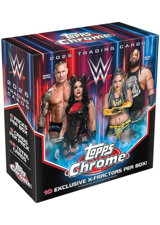 2026 Topps Chrome WWE Mega Box (SEALED)