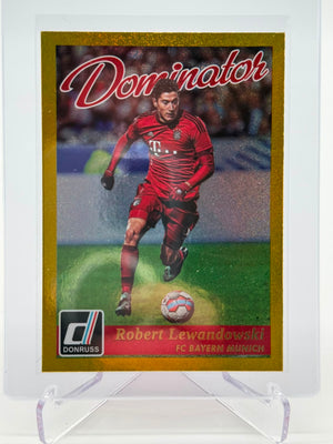 2016-17 Panini Donruss Robert Lewandowski Dominators Gold